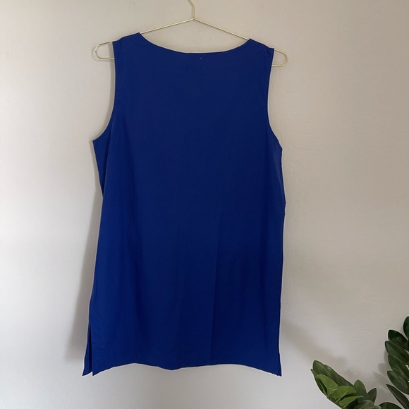LA BLANCA Blue Swimsuit Coverup Size M NWT - Picture 4 of 5